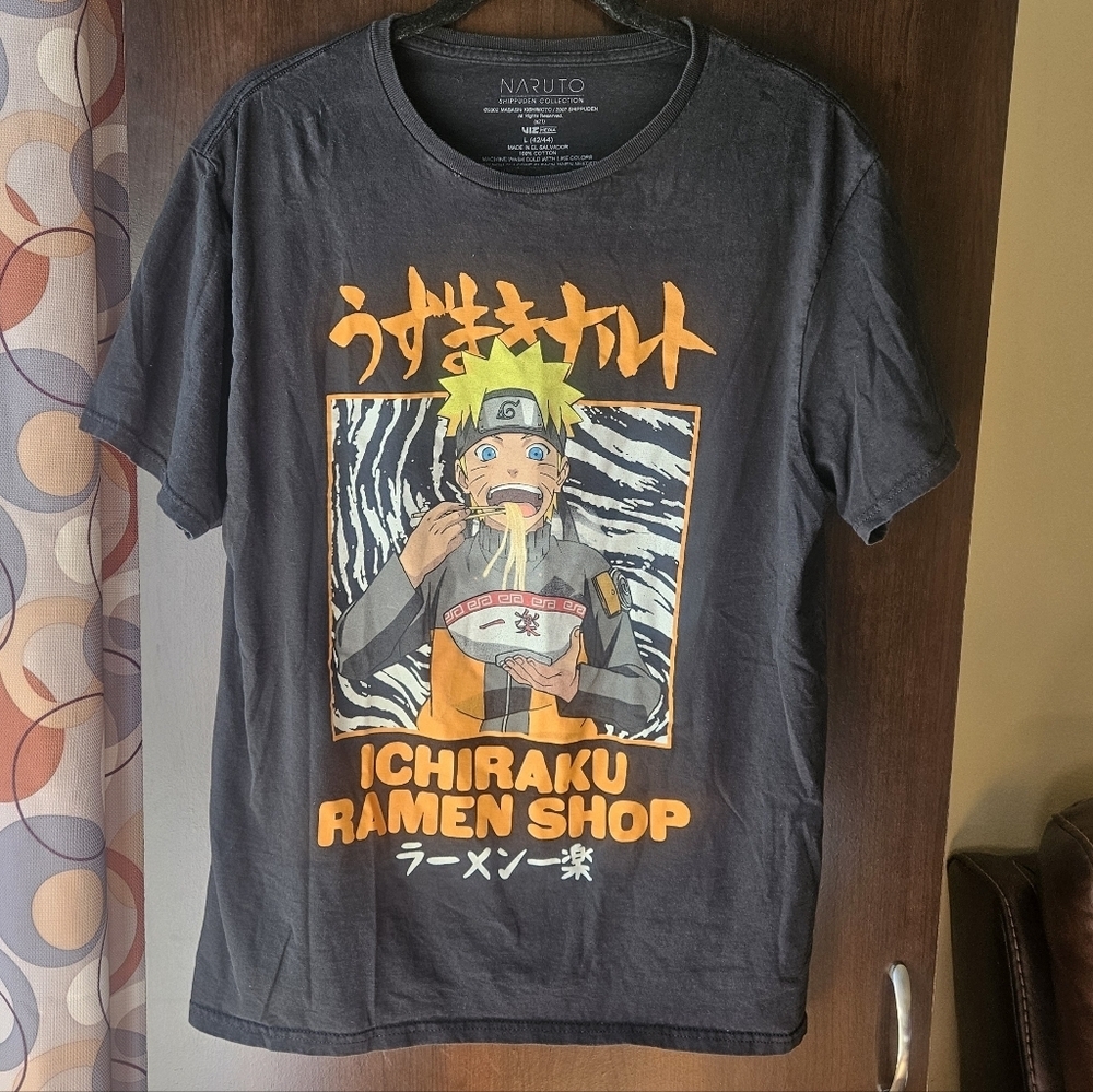 Ichiraku Ramen Shop Graphic T-Shirt - Black